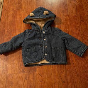 COPY - Infant Blue Jean Cold Weather Jacket Size 6-12 months